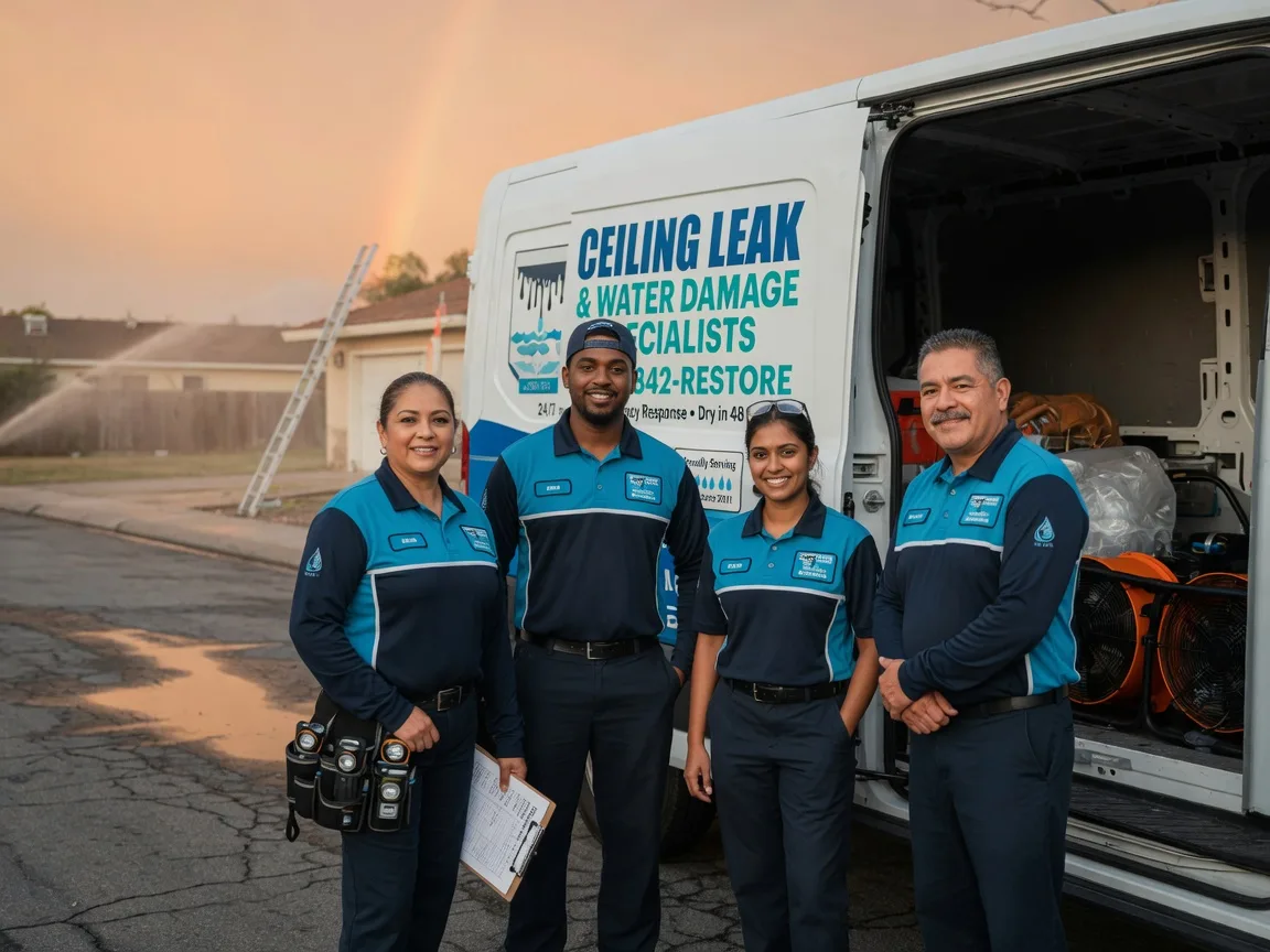 Ceiling Leak Cleanup company in Skidmore, TX